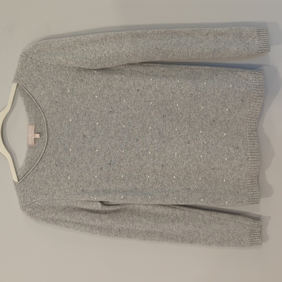 Benedetta B Merino Wool Sweater‎ Gray 🩶 size Small - Picture 1 of 9
